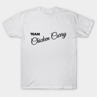 TEAM CHICKEN CURRY - IN BLACK - FETERS AND LIMERS – CARIBBEAN EVENT DJ GEAR T-Shirt